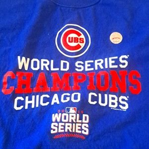 CHICAGO CUBS WORLD SERIES CHAMPIONS 2016 LARGE MLB